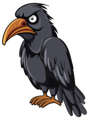 A Crow Cartoon Character