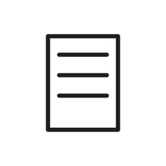 paper sign symbol vector icon