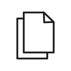 paper sign symbol vector icon