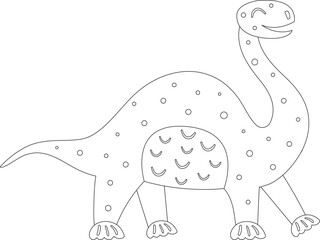Cartoon Dinosaur Vector Graphic