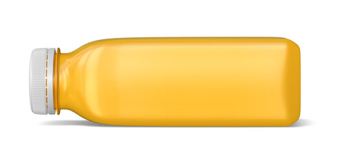 Smoothie Juice Plastic Bottles Packaging 3D Rendering