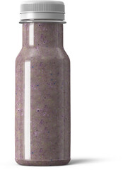 Smoothie Juice Plastic Bottles Packaging 3D Rendering