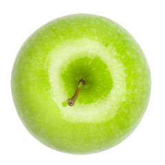 Apple isolated on white background, full depth of field