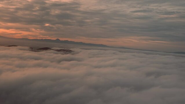 Flying through clouds