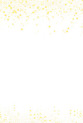 Luxury Abstract Gold Brush Border Stars Glitter Frame PNG File