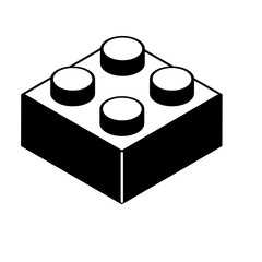 blocks icon vector