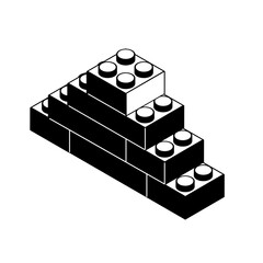 blocks icon vector