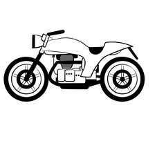 illustration of a motorcycle vector
