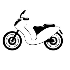 illustration of a motorcycle