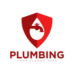 Plumbing Logo Design Illustration