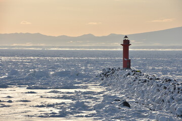 鱒浦の流氷 © 宏 梅沢