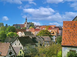 Obraz premium View of Bad Wimpfen, Germany
