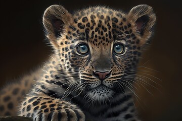 Baby Jaguar, hyperrealism, photorealism, photorealistic