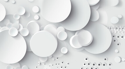 abstract geometric background whit white circles