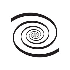 spiral icon vector