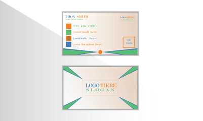 Creative and Clean Business Card Template. Very easy to use and customize.