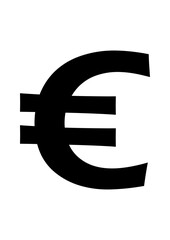 Euro icon currency vector illustration