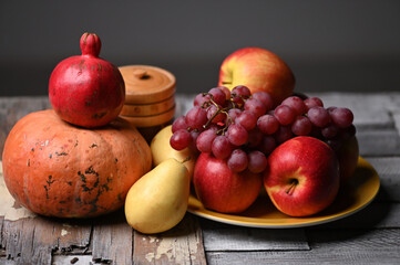 still life with fruits