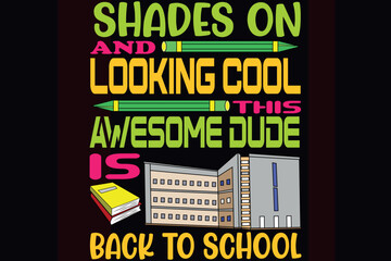 Shades on and looking cool this awesome dude is back to school