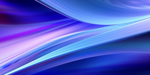 Fototapeta premium Right Blue and Purple Lines on an Abstract Background, in the Style of Light Silver, Generative AI