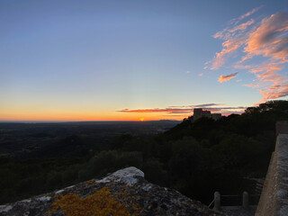 Sunset from Santuari de Sant Salvador Monastery, Felanitx, Majorca,