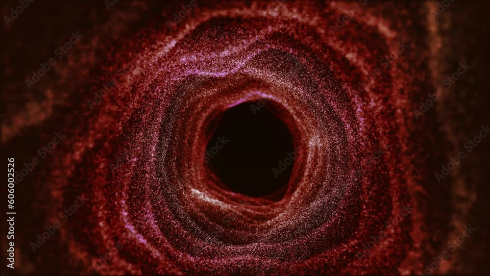 Poster colorful tunnel background. abstract digital background. big data visualization. data flow informati