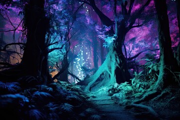 Bioluminescent Rhapsody: Dancing with Nature's Illuminated Masterpiece