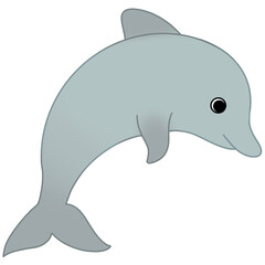 watercolor hand drawn sea animals