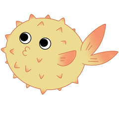 watercolor hand drawn sea animals