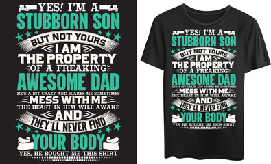 Fathers Day Special T-shirt Design, Vector art, Digital Vector