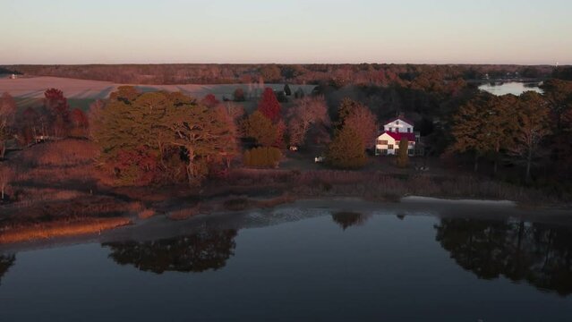 Eastern shore fields in Virginia