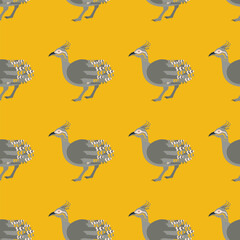 Fototapeta na wymiar Pattern with bird.