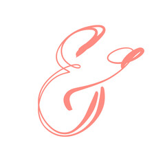 hand drawn ampersand icon
