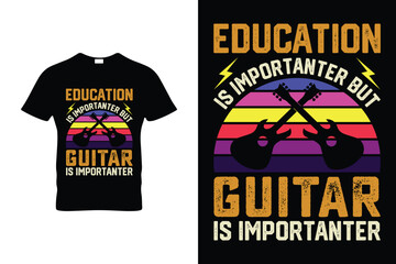 Guitar t Shirt Design29