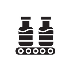 Bottle Conveyor Flask Icon