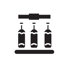 Bottle Line Production Icon
