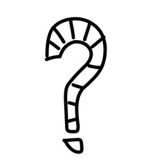 Doodle question mark