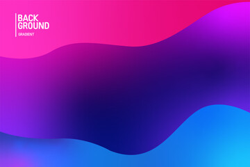 Colorful gradient background. Fluid banner template vector illustration. Abstract background