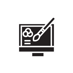 Fototapeta premium Color Computer Correction Icon