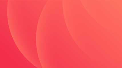 Modern Abstract Background with Motion Round Circle Wave and Red Gradient Color