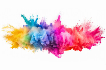 Fototapeta na wymiar Colorful powder splash