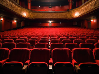 cinema auditorium with chairs