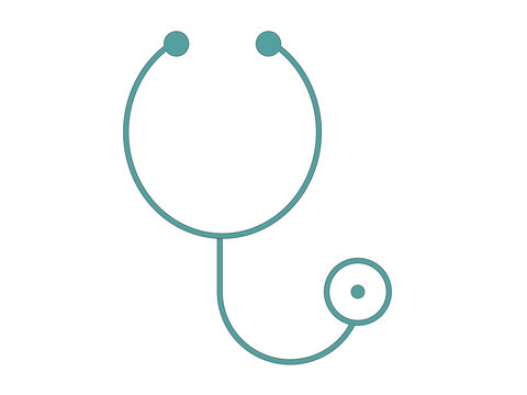 Infographic with healthcare icon for medical design. Medical insurance. Stethoscope logo. Health care logo