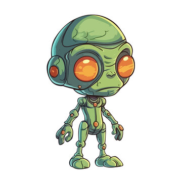 Fun cartoon aliens from another planet.
These extraterrestrial characters from space, full of color and attitude, are excellent for illustrating various themes, such as science, scifi, diversity, etc.