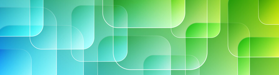 3D colorful geometric abstract background overlap layer on bright space with rounded squares decoration. Graphic design element modern style concept for banner, flyer, card, cover, or brochure