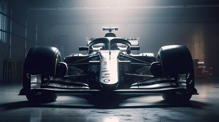 Illustration of formula 1 race - AI generated image.