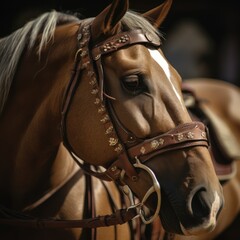 Obraz premium brown horse portrait