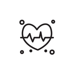 Care Health Heart Outline Icon