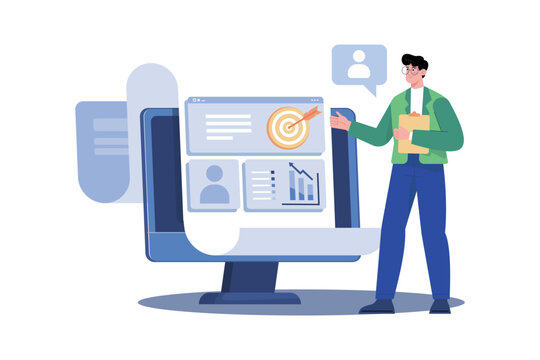 Human resources director developing employee retention plans.