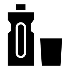 drink bottle glyph 